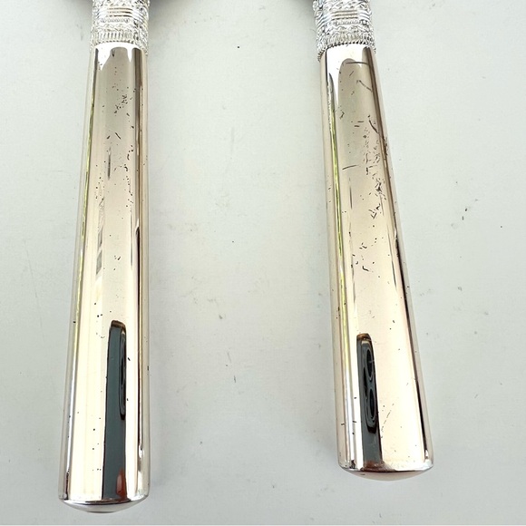 VERA WANG Wedgwood With Love 2pc Stainless Silver Sever Cake Knife Serving Set - Picture 11 of 16